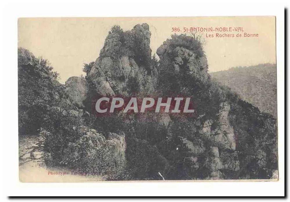 St-Antonin-Noble-Val — Die Felsen von Bonne — Phototypie Tarn - Vorderseite