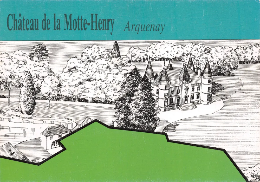 Château de la Motte-Henry — Arquenay — éditeur CPN 190 - Recto