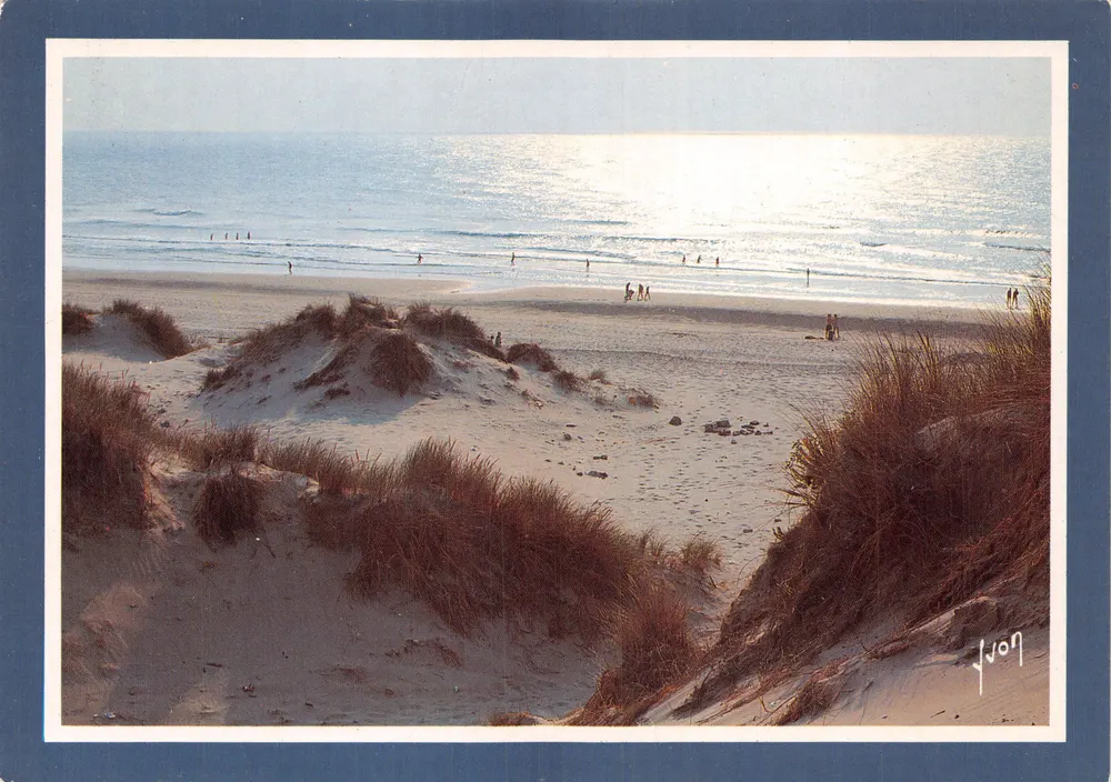 Strand von Mimizan — Ansicht der Dünen — Verlag Éditions d'art Yvon - Vorderseite