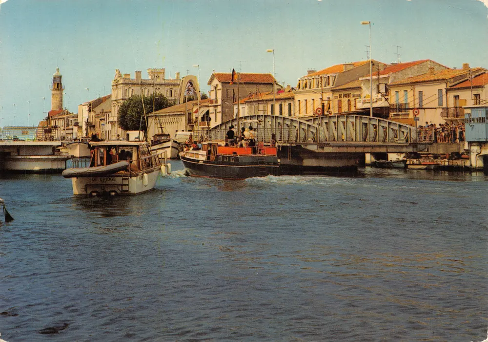 Le Grau-du-Roi — ouverture du pont tournant — Éditions Magneta - Recto