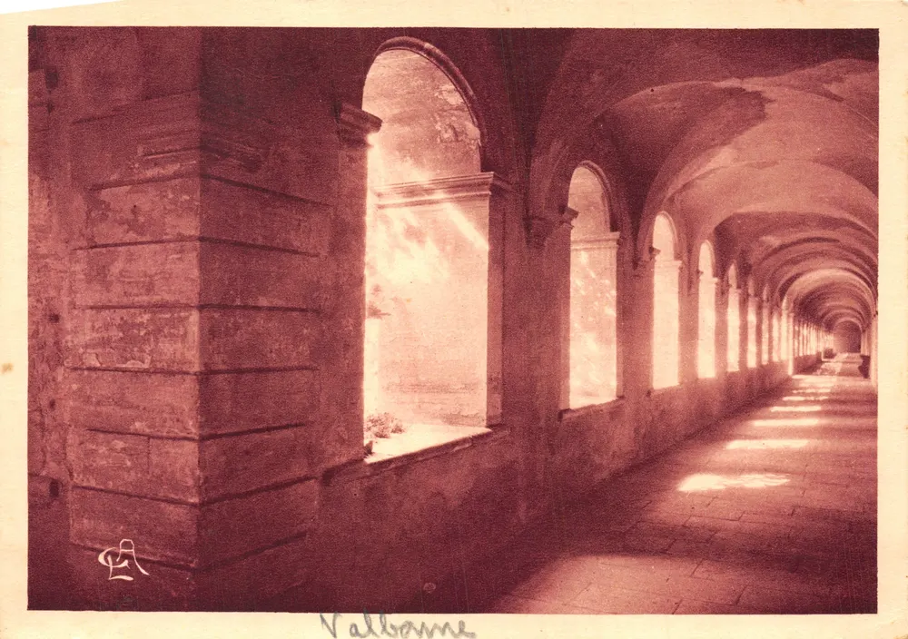 Valbonne — Le grand Cloître — Édition G.-L. Arlaud, Lyon - 앞면