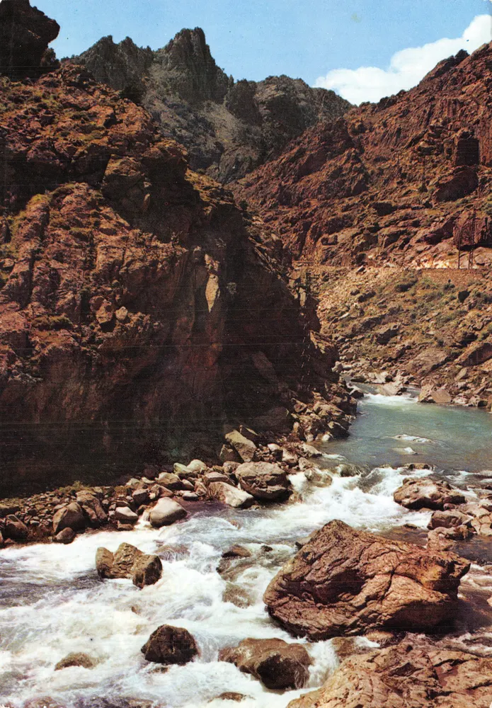 Gorges de la Scala — Landschaft eines Canyons mit Fluss — Editions MAR, Nice, n°1716 - Vorderseite