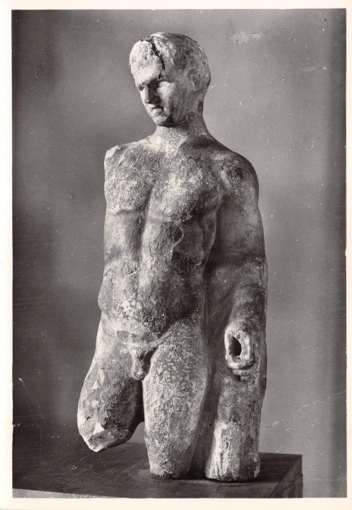 Nissan-Enserune — Römische Hermes-Statue — Service Commercial Monuments Historiques, Paris - Vorderseite