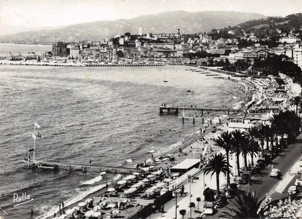 Cannes — Die Promenade der Croisette und der Suquet — Rella - Vorderseite