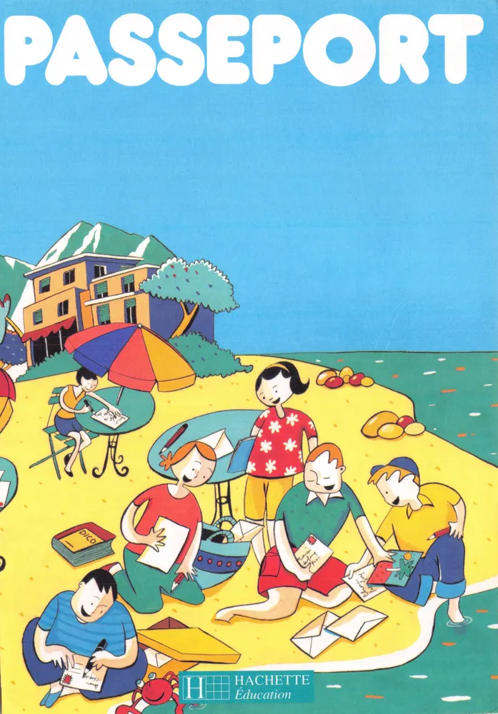 Passierschein - Kinder auf einem Strand — Verlag Hachette Éducation - Vorderseite