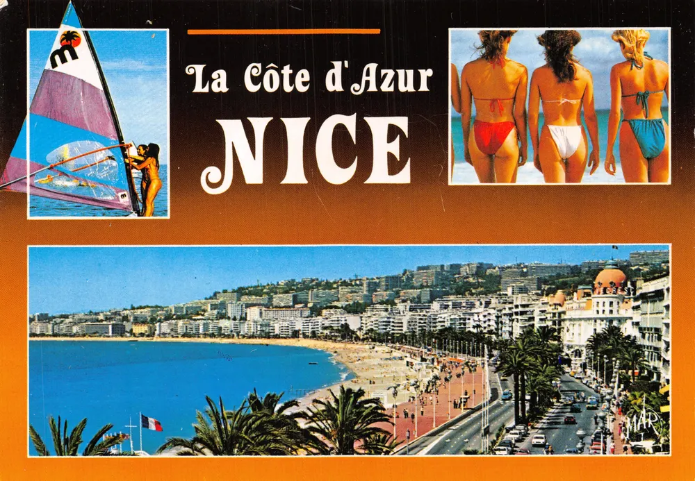 La Côte d'Azur — Nice — éditeur MAR, n° 15506 - 앞면