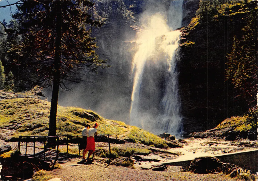 Chute de l'eau — vue de Tolcarquier — éditeur IRIS - आगे