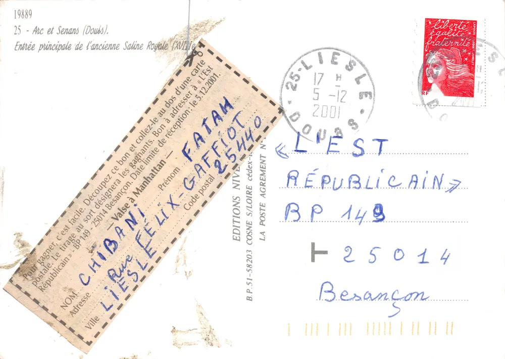 Saline Royale d'Arc et Senans — éditeur ÉDITIONS COSNE S/LOIRE - Verso