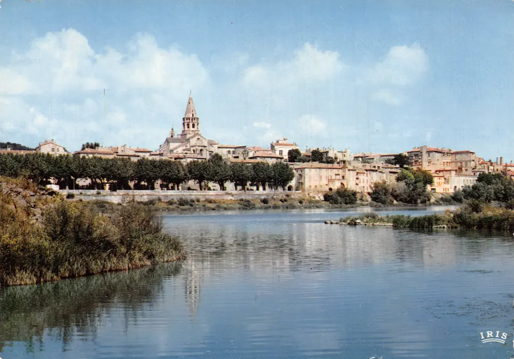 Bourg-Saint-Andéol — allgemeiner Blick auf die Ufer des Rhône — Verlag IRIS - Vorderseite