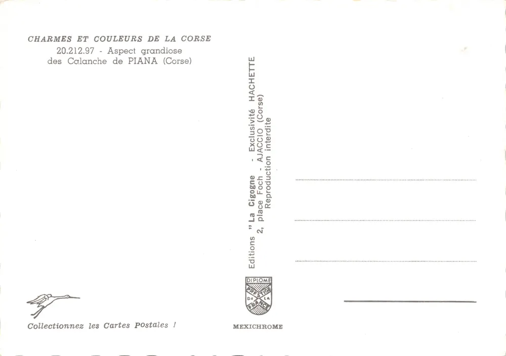 Calanche de Piana — paysage rocheux grandiose — éditeur IRIS - Verso