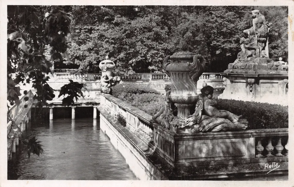 Gärten der Fontaine — Die Nymphe — Verlag Rella - Vorderseite
