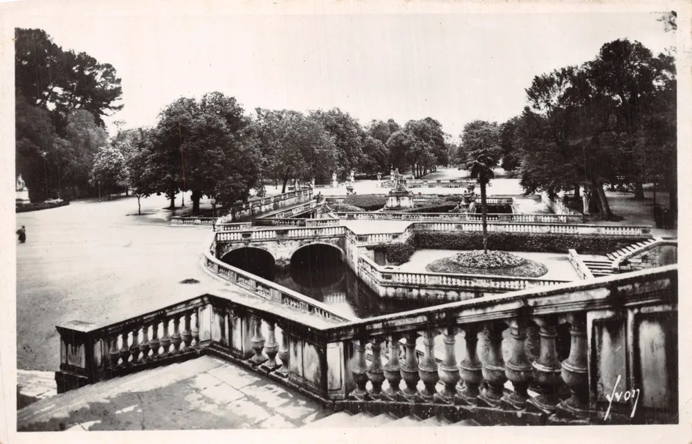 Garten der römischen Bäder — Gesamtansicht — Art Editions 'YVON', Paris - Vorderseite