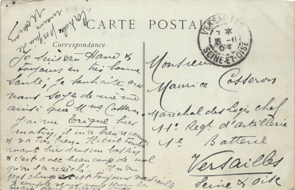 Le Havre — Die Mole an einem stürmischen Tag — Foto. Collections N.D - Rückseite