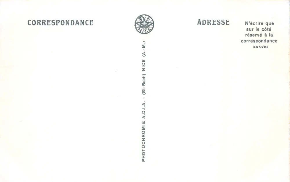 Nice - Promenade des Anglais und das Palais de la Jetée — ADIA 441 - Rückseite