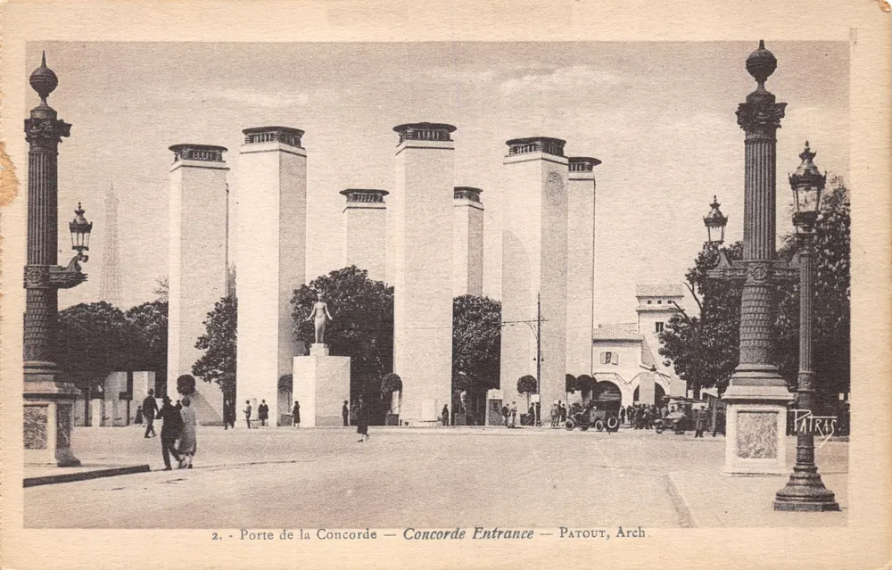 Tor der Concorde — Eingang zur Concorde — Verlag Patras, Nr. 2 - Vorderseite