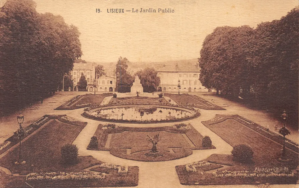 Lisieux — Öffentlicher Garten — Verlag Palais du Rosaire, Nr. 19 - Vorderseite