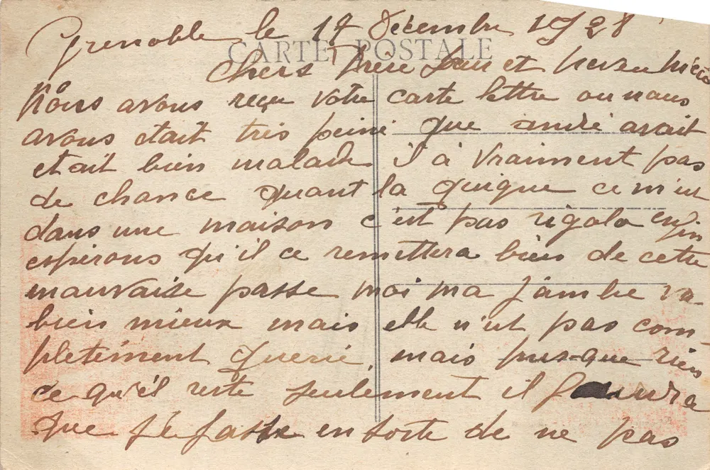 Grenoble — Place Victor-Hugo und die Festungen — Verleger: 18 GRENOBLE - Rückseite