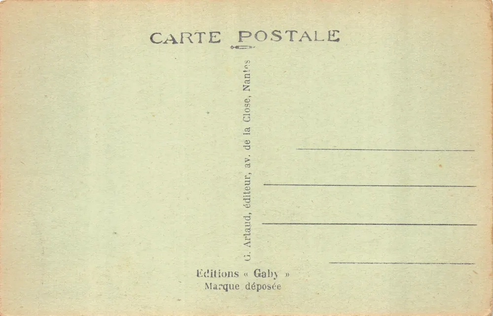 Sainte-Marie-sur-Mer (L.-Inf.) — Eine Sandhöhle — Verlag Gaby - Rückseite