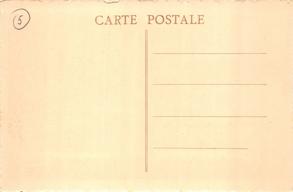 Deauville — Innenansicht des Altriums — unbekannter Verlag, Seriennummer 5 - Rückseite