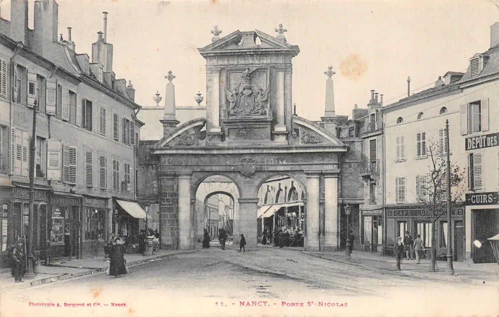 Nancy — Porte Saint-Nicolas — Phototypie A. Bergorat et Cie, Nancy - Vorderseite