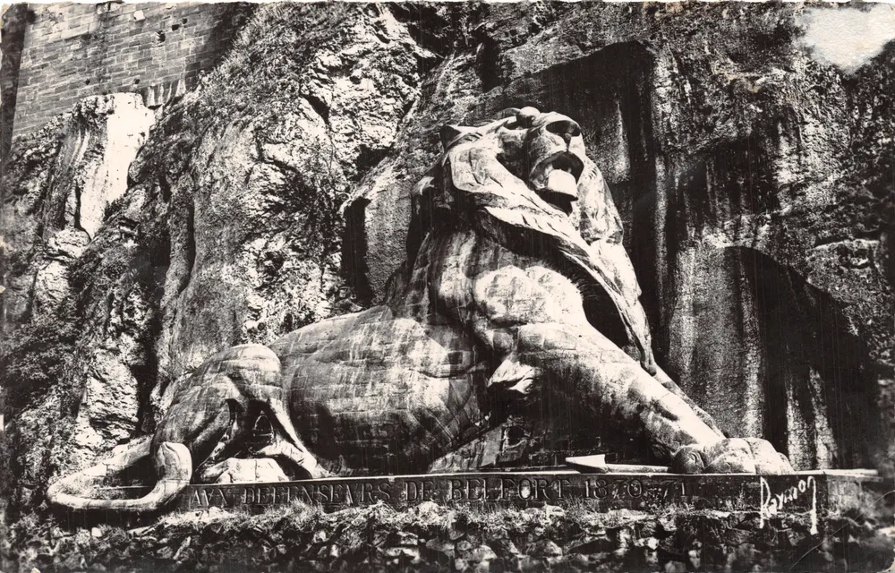 Der Löwe von Belfort — monumentale Statue aus dem Felsen — Edition BRARD, Belfort - Vorderseite