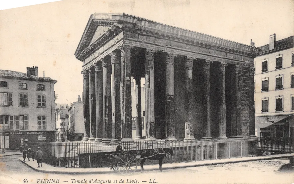 Wien — Tempel des Augustus und Livy — Verlag LL. (Nr. 40) - Vorderseite