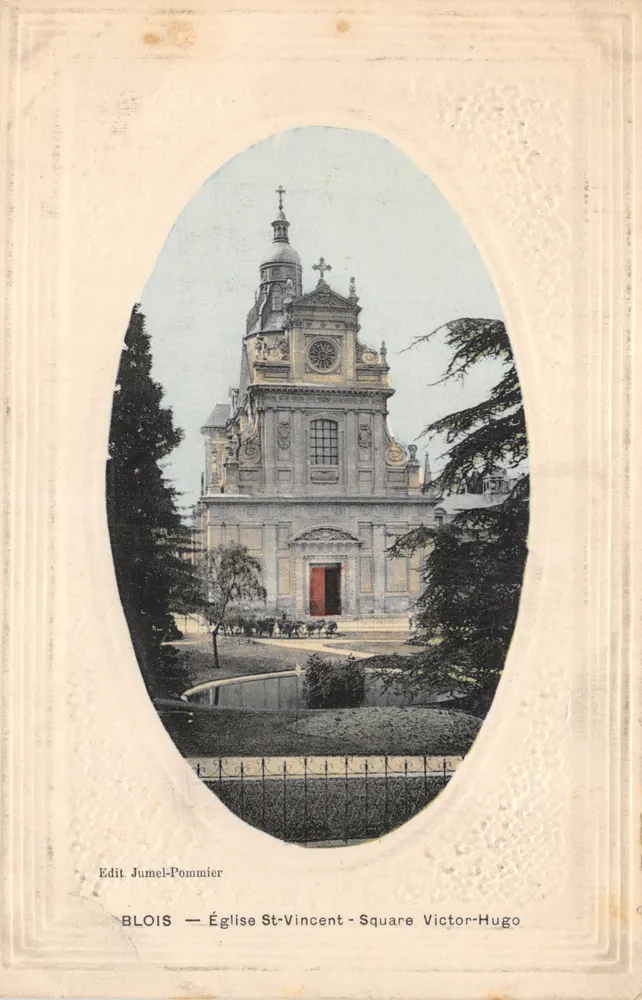 Blois — Kirche Saint-Vincent im Square Victor-Hugo — Edit. Jumel-Pommier - Vorderseite