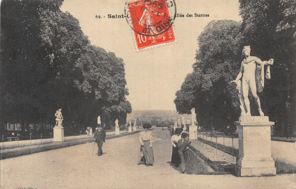 Statuenallee — Sainte-Adresse — Imp. Phot. L'Abelle - Vorderseite