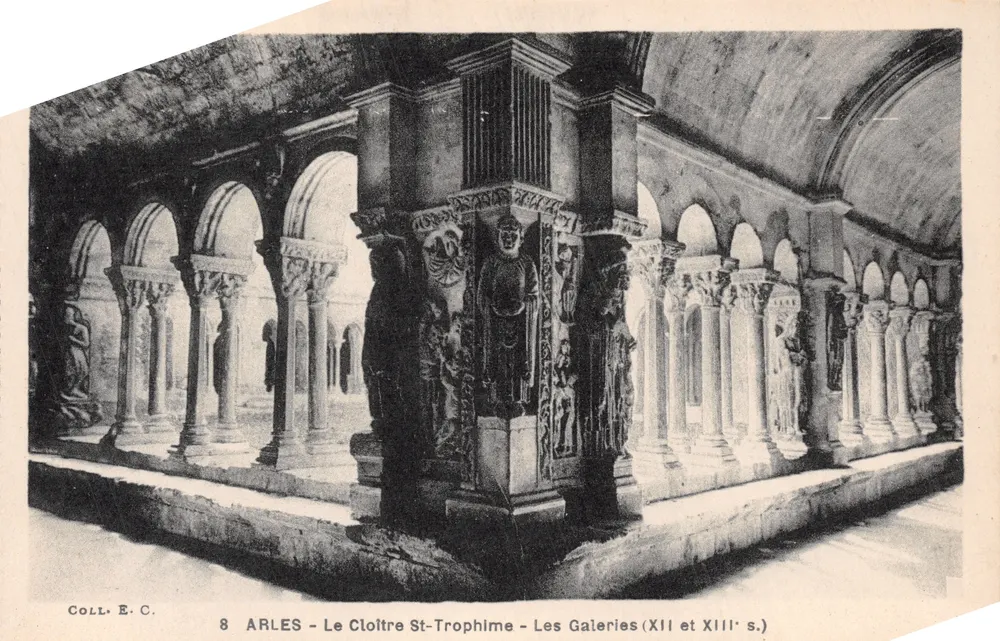 Arles - Cloister Saint-Trophime - Die Galerien (12. und 13. Jahrhundert) — Verlag Coll. E.C., Nr. 8 - Vorderseite