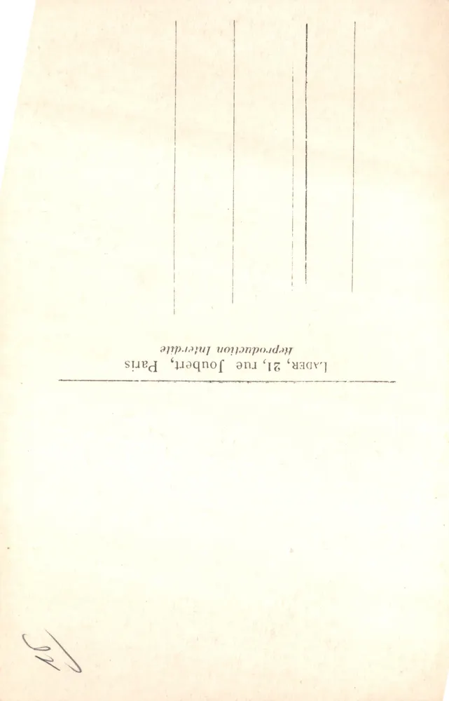 Parigi — Chiesa della Madeleine — editore LADER_55 - Verso