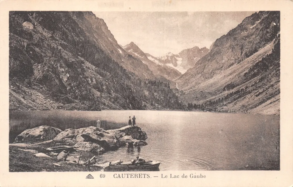Cauterets — Ansicht des Sees von Gaube — Verlag C° Alsacienne des Arts — Nr. 69 - Vorderseite