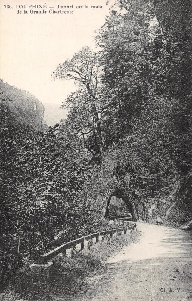 Dauphiné — Tunnel auf dem Weg zur Grande Chartreuse — CPAPHIL n°736 - Vorderseite