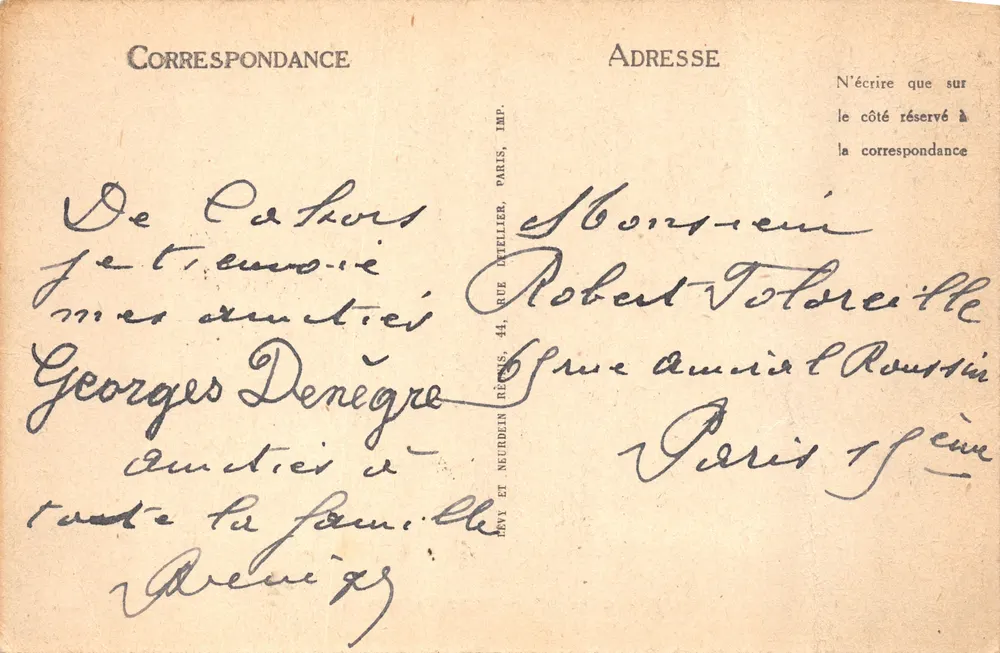 Cahors — Bridge Valentré — publisher LL, no. 120 - Back