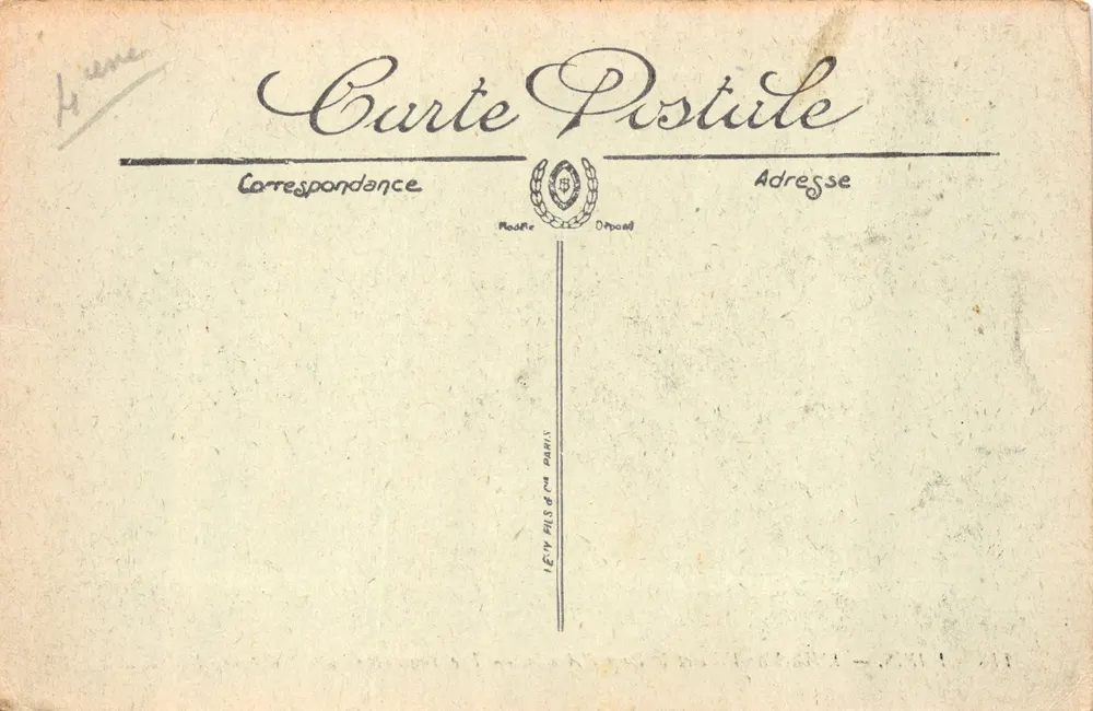 Paris — Das Rathaus und die Pont d'Arcole — LL. — Nr. 148 - Rückseite
