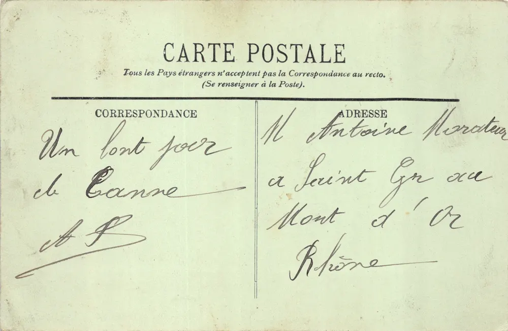 Cannes — Uitzicht richting Kruis van de Gardes — LL - Achterkant