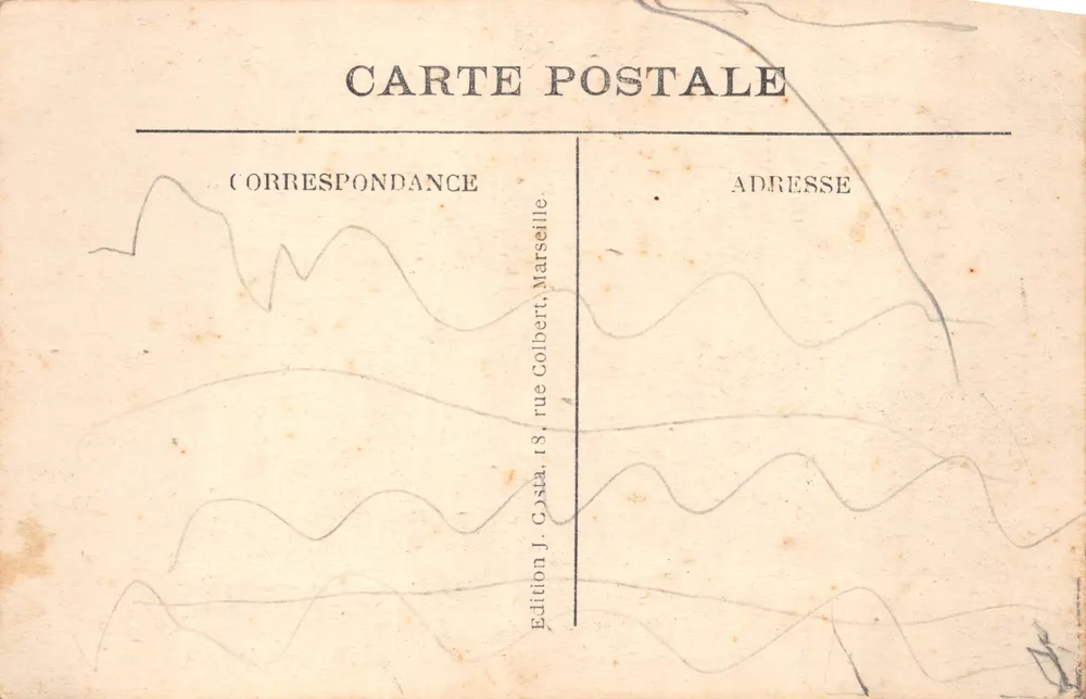 Kolonialausstellung von Marseille 1922 — Palast der Westafrika — Die Turm - Rückseite