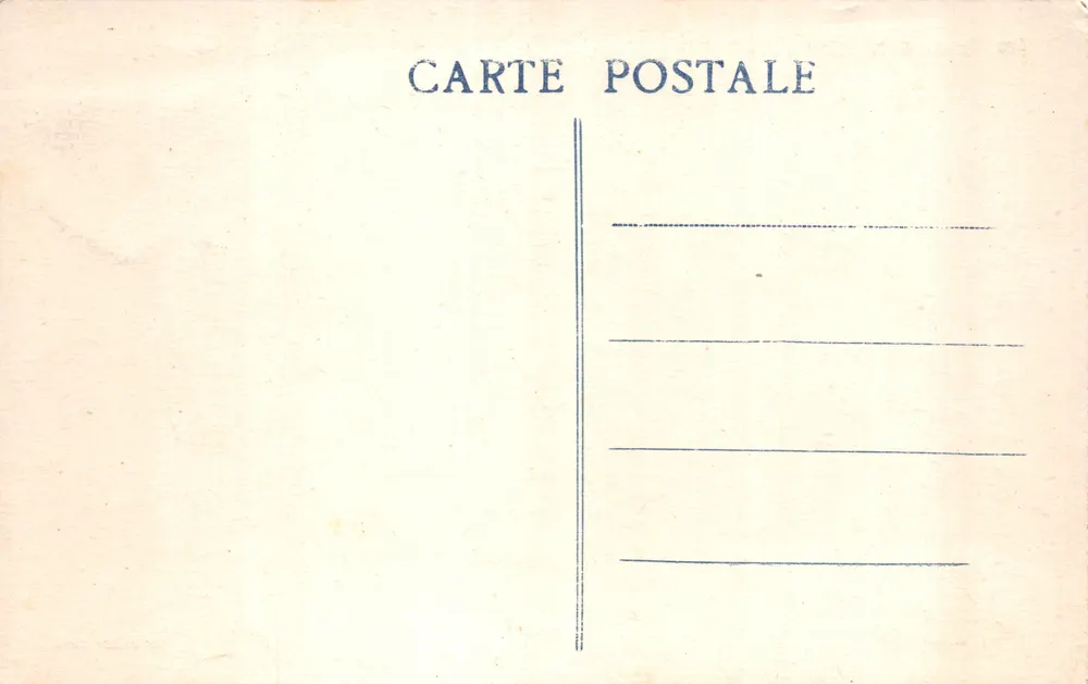 Palais de Rambouillet — Ansicht vom östlichen Portal — coll. Grossard n°40 - Rückseite