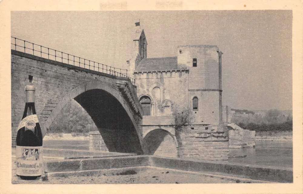 Avignon — Brücke Saint-Bénézet — Verlag Châteauneuf du Pape Père Anselme - Vorderseite