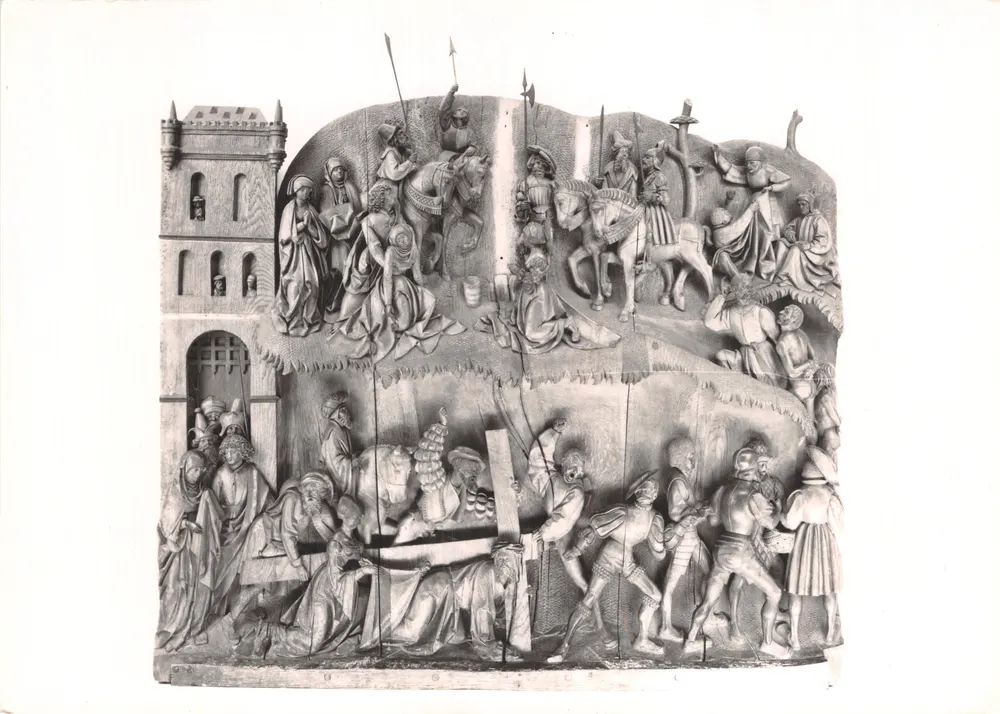 Szene der Passion — gemeißelter Relief — Verlag: Schleswig-Holsteinisches Landesmuseum, Schleswig - Vorderseite