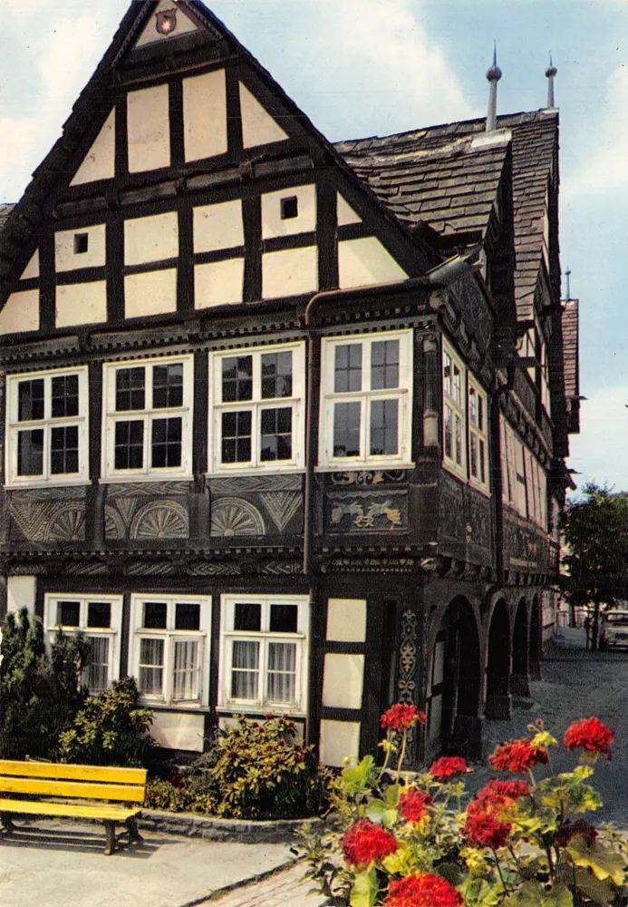 Schwalenberg (i. Lippe) — Rathaus, Verlag Cramers Kunstanstalt KG, Dortmund, Nr. 70/5 - Vorderseite