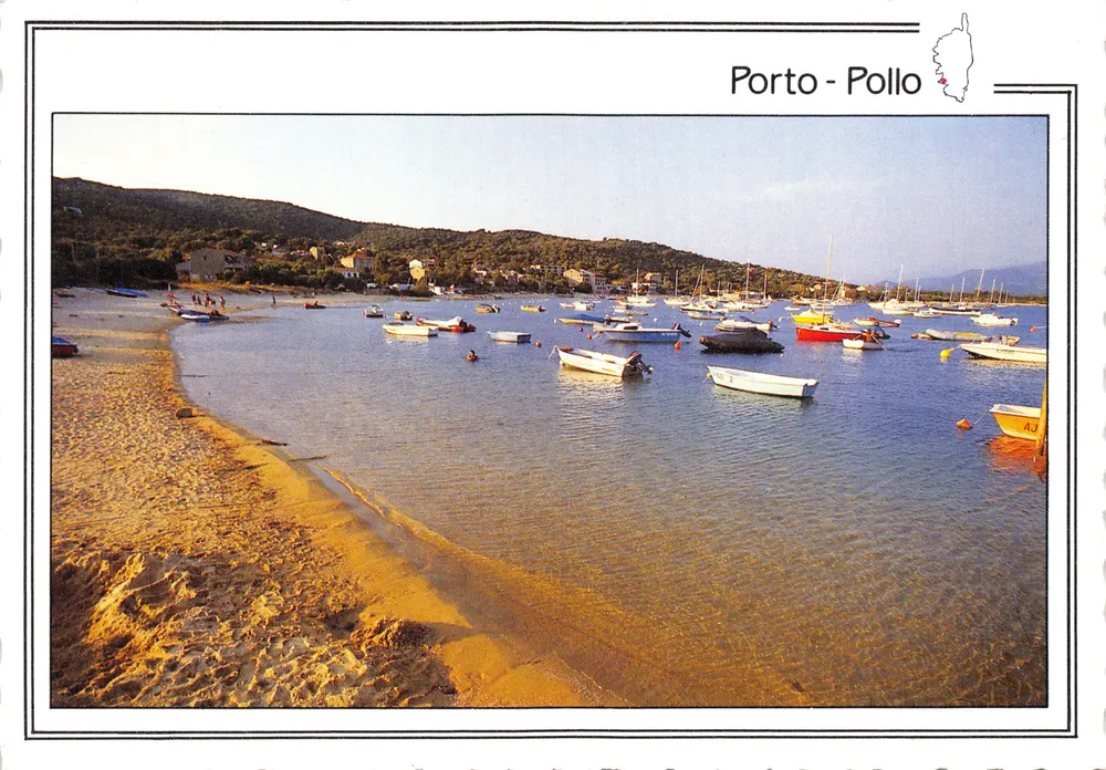Porto-Pollo — Ansicht der Bucht mit Booten — Editions Subervie - Vorderseite