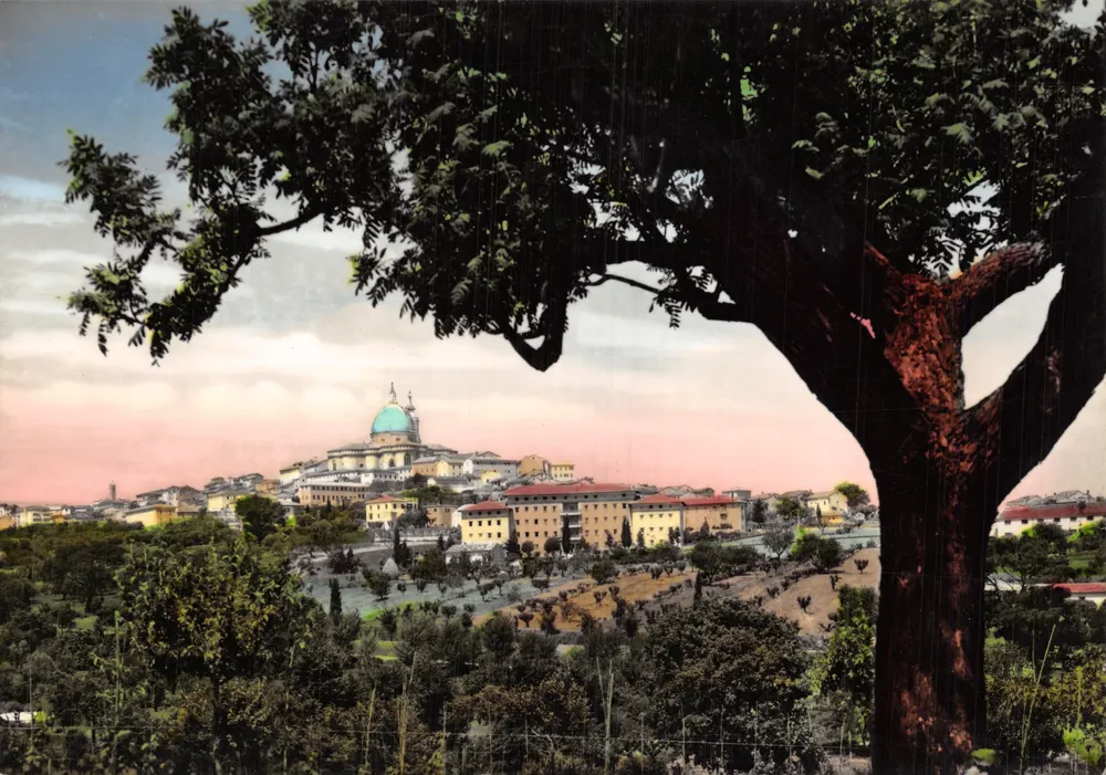 Loreto — Panoramablick auf den Heiligtum von Süden — Verlag RONALDIO (Loreto) Nr. 17263 - Vorderseite