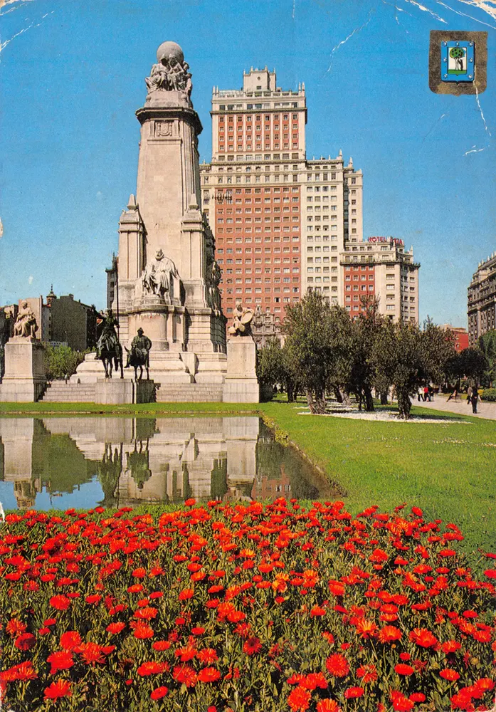 Denkmal der Gefallenen — Madrid — Verlag DOMINGUEZ - MADRID, N.º 9 - Vorderseite