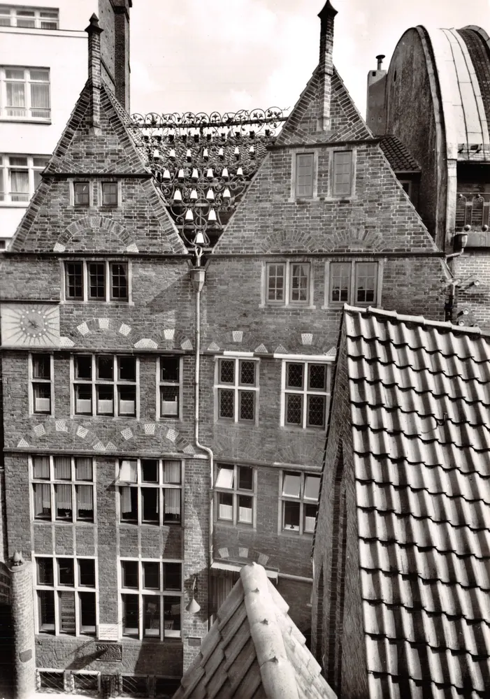 Böttcherstraße in Bremen — Haus des Carillons — Verlag ECHT FOTO, Nr. 1516 - Vorderseite