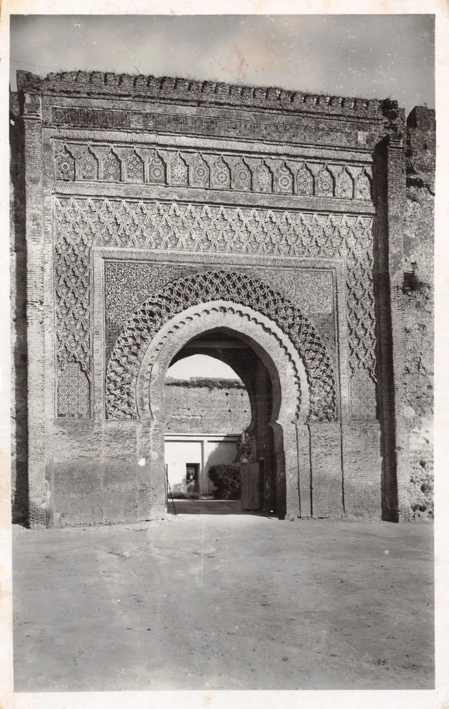 Tor Bab Djeidid — Bab Djeidid — Edition La Cigogne, Place Laperouse, Casablanca - Vorderseite