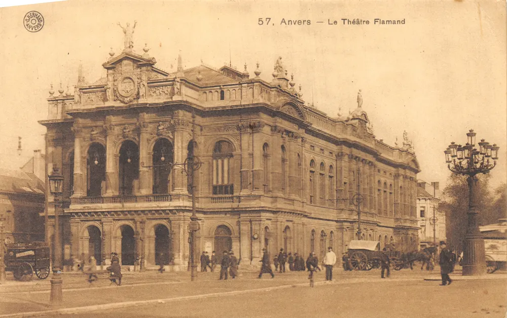 Antwerpen — Das Flämische Theater — Gervais Antwerpen, Nr. 57 - Vorderseite
