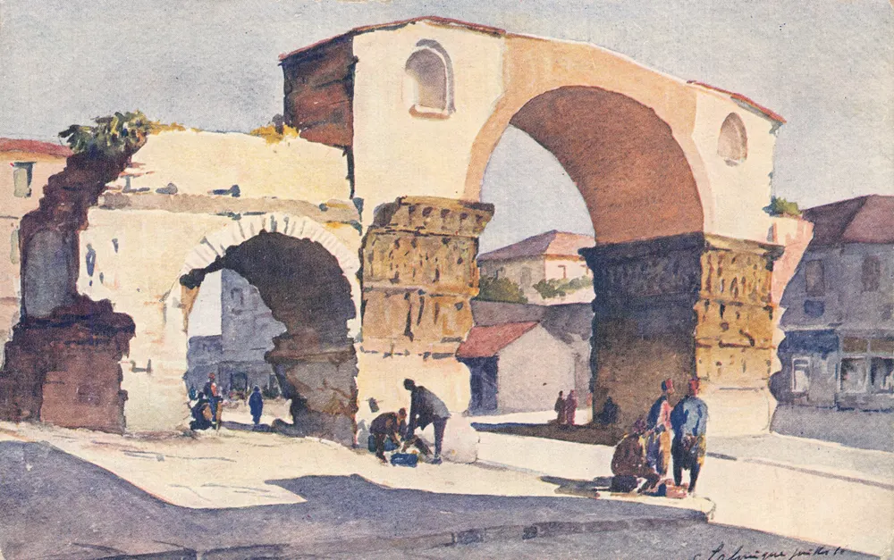 Thessaloniki — Triumphbogen von Galère — Verlag COLOR PARIS n°242 - Vorderseite