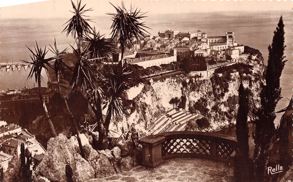 Monte-Carlo — Ansicht des Felsens von Monaco — Éditions Reilla - Vorderseite