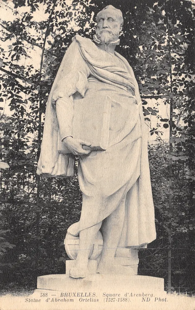 Statue von Abraham Ortelius — Square d'Arenberg, Brüssel — ND Phot. n° 588 - Vorderseite