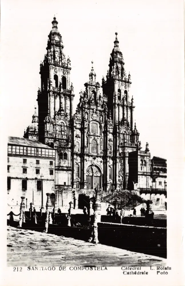 Santiago de Compostela — Kathedrale — Verlag L. Roisin, Poto, n° 212 - Vorderseite